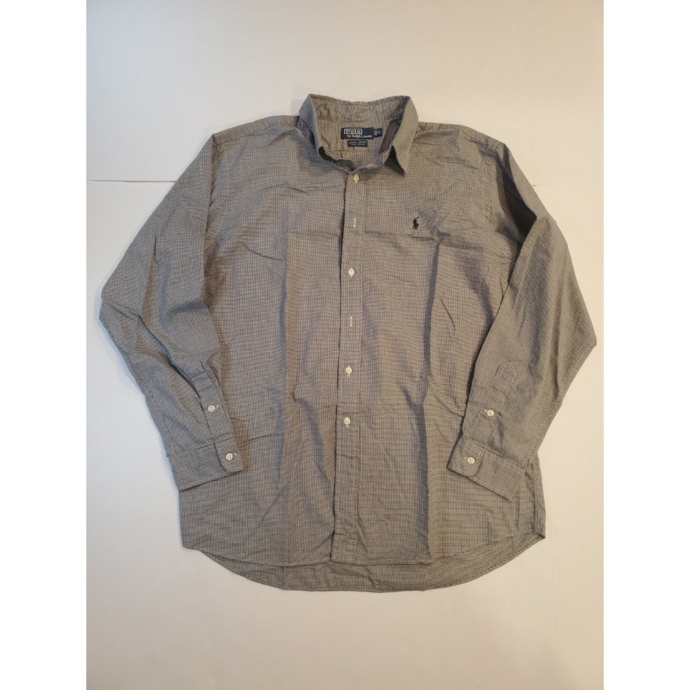 Polo Ralph Lauren Mens Lowell Sport Gray Long Sleeve Button-Up Shirt Size XL